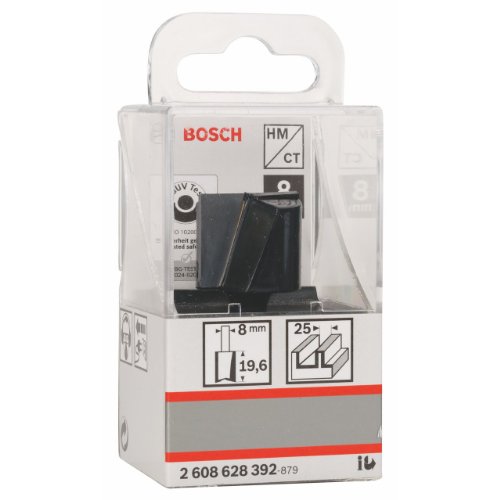 Bosch Zubehör 2 608 628 392 Nutfräser 8 mm, D1 25 mm, L 20 mm, G 51 mm - 3