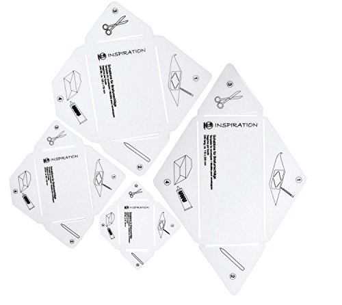 Schablonen-Set für Briefumschläge, 4-tlg.