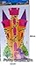 PRINCESS CASTLE KIDS GROWTH CHART HEIGHT MEASURE WALL STICKERS CHILDREN KID'S BEDROOM Boys Girls Wall Decoration (2 sheets in 1 set)