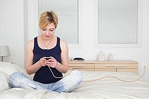 Lightning Kabel Pasway iPhone Ladekabel 3 Pack (1M, 2M, 3M) Nylon Geflochtenes USB Kabel mit Lightning Connector für iPhone 6/6 Plus/6S, iPad Air 2, iPad Pro und mehr Gold - 7