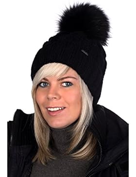 Mütze Fellmütze PB 109 mit Bommel Wintermütze. Fellbommel aus hochwertigen Fellimitat. Waschbar sehr gute Qualität...