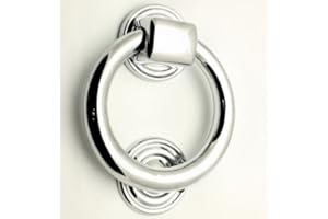 FRELAN HARDWARE - JEDO Ring Door Knocker - Polished Chrome -