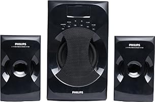 Philips MMS-4040F/94 2.1 Channel Multimedia Speaker System (Black)