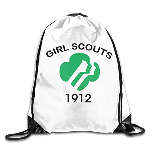 tsyhtshehs Drawstring Bags Portable Daypack Gym Bag Girl Scouts 1912-01