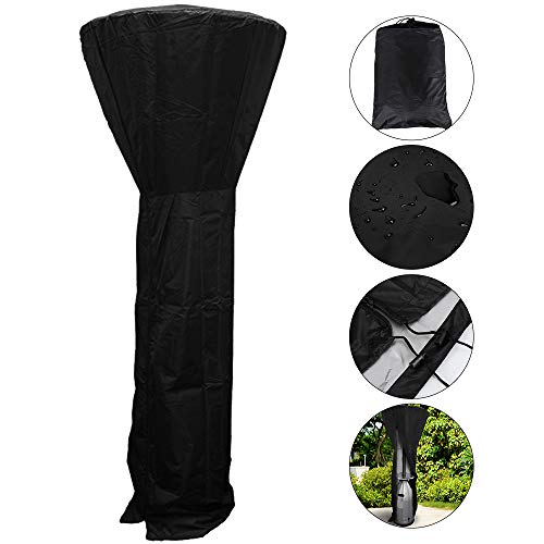 spécification GreenRibbon Housse pour Parasol Chauffant Exterieur Φ 91/48 x 236 cm 210D Polyester imperméable Noir