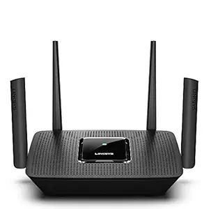 Linksys MR9000X Tri-Band AC 3000 Gigabit WiFi 5 Router MU-Mimo (Wireless Gaming Mesh),Enhance Speed up to 3.0 Gbps and Coverage up to 1,500 sq ft, Parental Controls,30+Devices,App Setup,Wall mountable