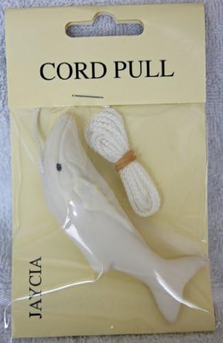 Ceramic Whale Light Pull (White)