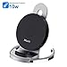 Produktbild Wireless charger, Muzili Schnell Qi Drahtloses Ladegerät für Apple iPhone 8 / iPhone 8 Plus / iPhone X, Samaung Galaxy S8 / S8 Plus / S7 / S7 Edge, S6 / S6 Edge/Note5/Note 8, Nexus 4 / 5 / 6 / 7 und alle Qi-fähige Geräte (Schwarz)