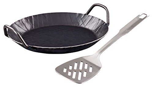 Gräwe Profi schmiedeeiserne Servierpfanne 28 cm — hoher Rand - 6