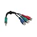 Produktbild Wokee RCA Jack Kabel 3,5 mm Aux RCA Komponente Grün Blau Rot YPbPr RCA Adapterkabel Video Kabel Adapter für DVD, DVD, TV, HDTV, VCR 's, CD-Player