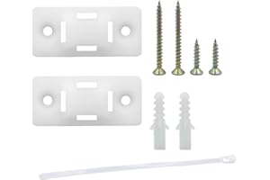 UMCHU 14 Ensembles Ancrage de Sécurité de Meuble,Sangles Anti Bascule Pour Meubles Ajustable,Résistant aux Tremblements de Terre,pour Cabinet, Dresser, Bookshelf