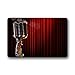 Produktbild Jxrodekz Best Red Curtain Golden Microphone Door Mat Washable Doormat Mat