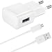 Produktbild Original Lanboo® 2in1 Ladeset 220V USB Ladegerät Netzadapter Netzteil 2A / 2000mA - Weiss + Micro USB Daten Kabel Ladekabel - Weiss - für LG K8