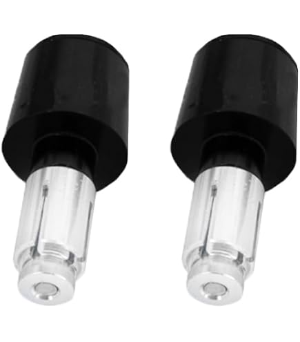 Embouts Guidon Moto Honda CBR600RR CBR1000RR - Noir Aluminium Billet - Protection Et Décor - Pack De 2
