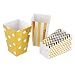 Produktbild ROSENICE Popcorn Tüte Popcorn Boxen Miniatur Wellenschliff Karton Party Candy Container 50 Stück