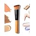 LyDia® Flat Angled Wooden Handle Blusher/Face Powder/Liquid Foundation/Face Contour Makeup Brush