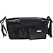 Damero Stroller Buggy Organiser Bag with Shoulder Strap (Black)