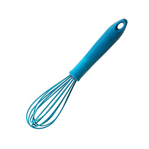 Schneebesen klein 22 cm, blau, Kochblume Edition, Silikon