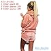 Produktbild Junjie Sleepwear Overall,Frauen Normallack Warmer Winter Gesetzte Zweiteilige Nette Katzen Nachtwäsche Winter Warm Lang mit Kapuze Hosenanzug Schlafanzug Jumpsuit gedruckt Hoodie Pyjamas Nachtwäsche