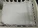 New White 3piece Swinging Crib Bedding Set (Quilt, bumper &Drape)