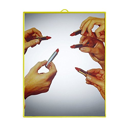 Toiletpaper Mirror Cm.22,5X29,5 - Lipstick