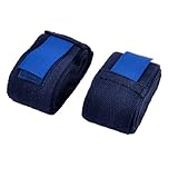 sourcingmap® 2 Pcs Detachable Fastener Blue Cotton Boxing Wrist Hand Wrap Bandage 2.3M