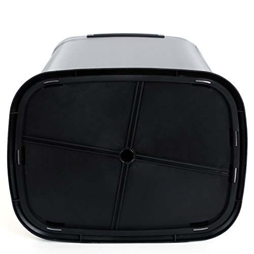 Songmics Abfalleimer Mülleimer für Küche 38 L Edelstahl mit Tippdeckel LTB02L - 5