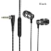 Produktbild Metall Kopfhörer, mamum Universal 3,5 mm In-Ear-Stereo-Ohrhörer Kopfhörer mit Mikrofon für Handy Einheitsgröße schwarz