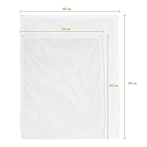 SATMON Baby Bad Spielzeug Organizer Badewanne Bad Spielzeug Mesh Aufbewahrungstasche Organizer Halter mit Saugnapf (Set von 2 Stück) - 5