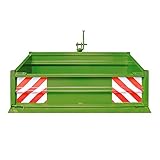 Breite: 160 cm DEMA Heckcontainer Typ 1500 S / K1- grün