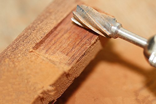 SMO 10 Stück Hartmetall-Frässtift-SET SMO 10 pec 1/20.32 cm-für Dremel-Werkzeug für Heimwerker Holzbearbeitung, Schnitzen Gravur Bohren - 6