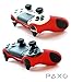 Produktbild 2 x PAXO Silikon Schutzhülle rot / Playstation 4 Controller Sleeve Bundle