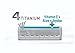 Wilkinson Sword Quattro Titanium Sensitive Razor Blades - Pack of 8 Blades