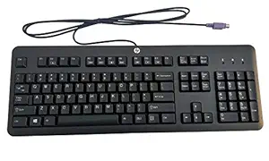 HP KB-1156 Windows Black US PS2 Keyboard 672646-001