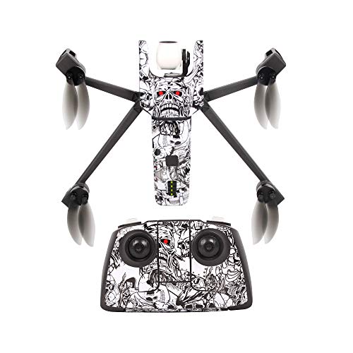 Preisvergleich Produktbild Flycoo PVC Aufkleber für Parrot ANAFI Drohne und Fernbedienung Kratzfest