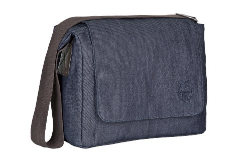 Lässig Green Label Small Messenger Bag Update Wickeltasche/Babytasche inkl. Wickelzubehör denim blue