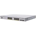 Cisco Business CBS350-24FP-4G Managed Switch | 24 Port GE | Full PoE | 4x1G SFP | Limited Lifetime Protection (CBS350-24FP-4G)