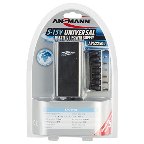 ANSMANN APS 2250 L Universal Stecker Netzteil zur Stromversorgung vieler Elektrokleingeräte weltweit einsetzbar für Idena Kinder CD-Player SING-A-LONG, Laptop, Babyphone, Crosstrainer usw. - 4