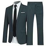 traje verde hombre  Allthemen - Traje - para Hombre Verde Oscuro L