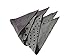 Fitzibiz Baby Girls' Neckerchief Grey Grau/Lila