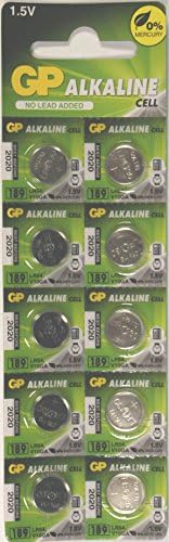 1 Pack of 10 Vinnic LR54 (18) Batteries