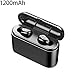 Produktbild Kuizhiren1 kabellose Bluetooth-Headsets für Kopfhörer,X8S True Wireless Bluetooth-Ohrhörer mit 1200mAh / 2200mAh-Ladekasten Black 1200mAh