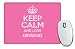 Produktbild Pink Keep Calm und Love Ginseng Mauspad Farbe 2515