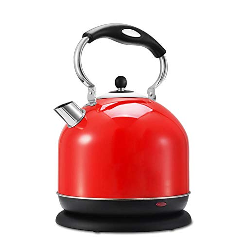 SYF Bouilloire lectrique, Bouilloire lectrique Automatique En Acier Inoxydable, Adapt Pour Bureau Dortoir  Domicile, Grande Capacit, Rouge (4L) A+