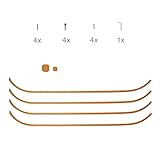 Relaxdays Garderobenständer Holz H x B x T: 175 x 50 x 50 cm Kleiderständer als Standgarderobe aus hochwertigem Bambus mit 4 Armen und Kleiderhaken für Flur und Diele zum Aufhängen von Kleidung, natur - 6