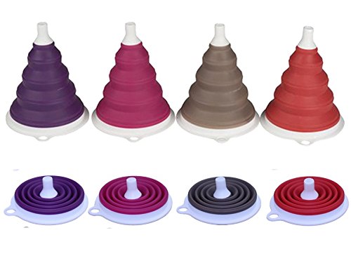 DKB Silikon Trichter faltbar Falttrichter Klapptrichter Einfüllhilfe Ø 120 mm