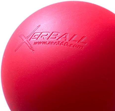 XERBALL Massage Ball - Lacrosse Balls - Myofascial &amp; Reflexology Release - Trigger Point Therapy &amp; Deep Tissue Massage - Best Mobility Ball &amp; Foot Massager - Relief From Plantar Fasciitis