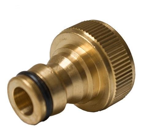 Preisvergleich Produktbild Messing Klick Stecknippel mit Innengewinde 1"