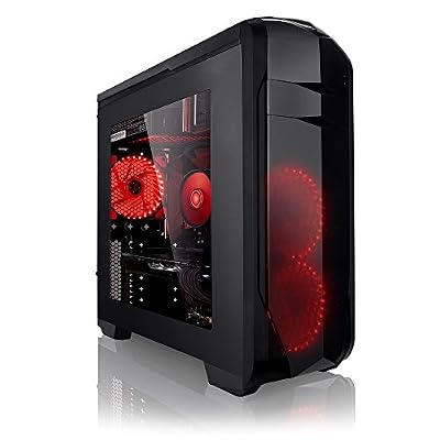 Megaport PC Gamer - AMD FX-8300 8x4.20 GHz Turbo GeForce GTX1050Ti 16Go DDR3 1To Windows 10 Unité Centrale Ordinateur de Bureau pc Gaming pc Ordinateur Gamer
