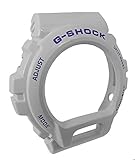 Bezel Lünette Casio G-Shock Gehäuseteil weiß mit Blauer Schrift DW-6900